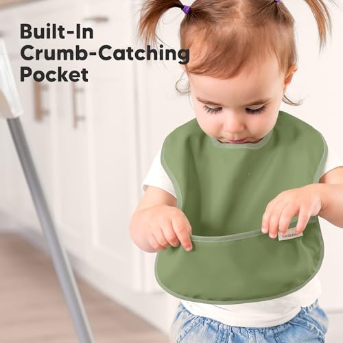 KeaBabies 3-Pack Waterproof Baby Bibs - Image 5