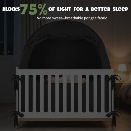 Pack And Play Crib Tent Blackout Cover - Image 2