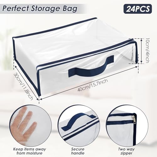 24 Pack Clear Storage Bags - Image 4