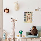 NaZaUK Long Live Boyhood Wall Decor, Boys Room Wall Art Poster Hanger Frame - Image 6