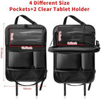Car Backseat Organizer with Tablet Holder, 6 Storage Pockets Seat Back - Image 2