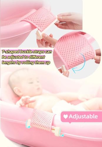 Baby Bath Seat Support Net Infant Bathing Support Mat Newborn Bath Tub Seat Mat - Image 3