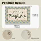 Playroom Wall Decor, Toddler Playroom Decor Hanging Linen Banner, Play Room - Image 6