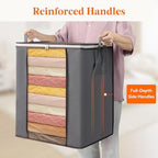Lifewit 4 Pack 120L Extra Large Clothes Storage, Blanket Storage Bags - Image 3
