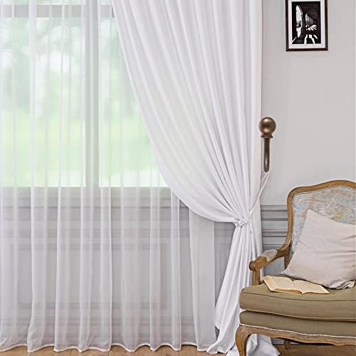 Sumnacon Curtain Holdbacks 2 Pcs Wall Mounted Curtain Tiebacks - Image 6
