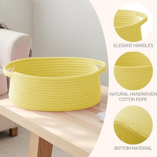 JMvicyroam Small Woven Basket, Empty Gift Basket - Image 3