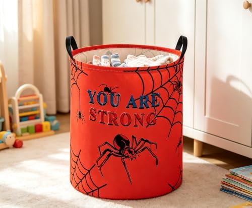 Kids Laundry Basket Spider Hamper - Image 6