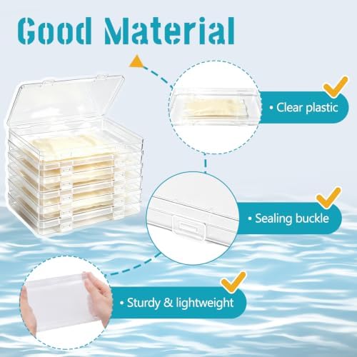 6 Pcs Clear Flat Breast Milk Freezer Storage Organizer, Space Saving Breastmilk - Image 3