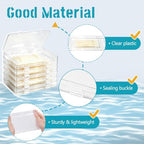 12 Pcs Clear Flat Breast Milk Freezer Storage Organizer, Space Saving - Image 3