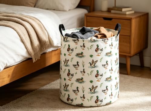 Kids Laundry Basket Mallard duck Hamper - Image 4