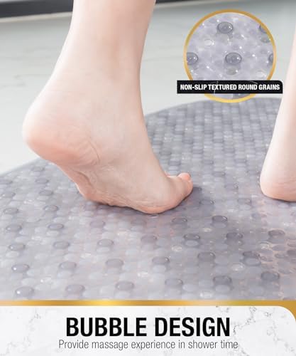 HITSLAM Non Slip Bathtub Mat, 27x15 Inch Bath Mat - Image 3