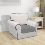 Easy-Going Waterproof Cushion Covers Set, Quilted Stretch 1-Piece Sofa Seat - Image 2