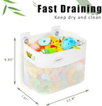 Ligereza Quick Scoop Baby Mesh Bath Toy Storage, 2x Capacity & Large Opening - Image 3