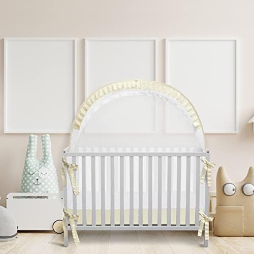 L RUNNZER Baby Crib Tent, Crib Cover to Keep Baby from Climbing Out - Image 7