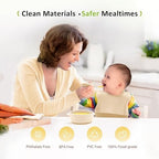 Bufims Silicone Baby Feeding Set, Baby Led Weaning Supplies, Eating Essentials - Image 3