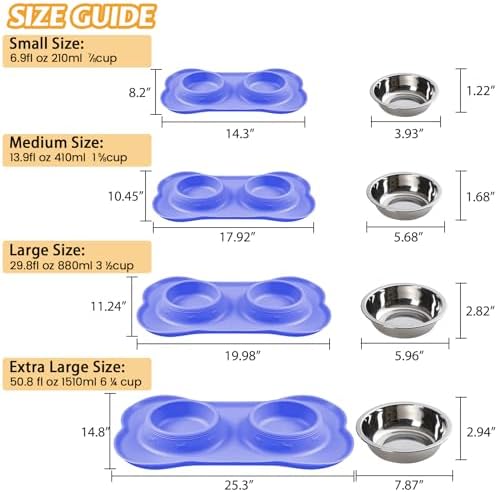 Hubulk Pet Dog Bowls 2 Stainless Steel Dog Bowl - Image 4