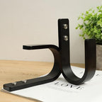 2 Pack Curtain Tiebacks Wood Curtain Holdbacks U Shaped Curtain Hooks Curtain - Image 3