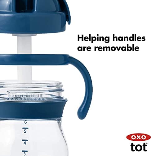 OXO Tot Transitions Straw Cup - 6oz - Navy - Image 4