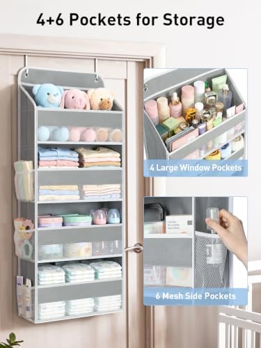 Yecaye Over the Door Organizer, Stuffed Animal Storage, Bathroom Organizers and - Image 2