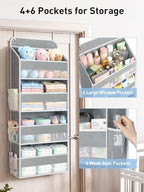Yecaye Over the Door Organizer, Stuffed Animal Storage, Bathroom Organizers and - Image 2