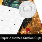 Bathtub Mat Non Slip 26.8x15.1 Inch, Fram Rooster Shower Mat - Image 3