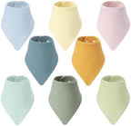 8-Pack Muslin Baby Bibs for Drooling and Teething by Unknown