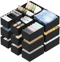 SpaceAid Drawer Organizer for Clothes, 18 Pack Dresser Drawer Organizer Bins by SpaceAid