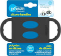 Dr. Brown's Wide-Neck Baby Bottle Handles, 100% Silicone, Easy Grip Removable by Unknown