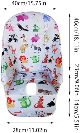High Chair Cushion, High Chair Cover - Image 5