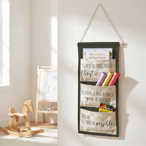 IAXIC Canvas Wall Hanging Organizer - Image 4