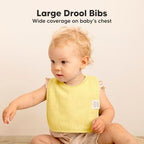 KeaBabies 8-Pack Organic Baby Bibs - Image 3