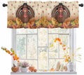 Vandarllin Fall Thanksgiving Kitchen Curtains Valances by VandarllinHomeKitchenDecor