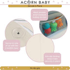 Acorn Baby Bath Kneeler and Elbow Rest Pad - Image 3