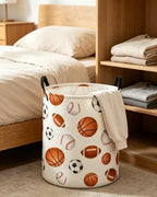 ESSME Kids Laundry Basket, Boys Hamper Collapsible Canvas Waterproof Storage Bin - Image 4