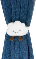 2PACK Snap-Fit Cartoon Cloud Curtain Tiebacks Hook Holdbacks Cute Curtain - Image 4