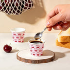 WRAPAHOLIC 3oz Pink Cherry Bathroom Cups - Image 4