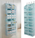 HOMELUX THEORY Over the Door Organizer, 6-Tier XL, 100D Fabric, Baby Blue by HomeluxTheory