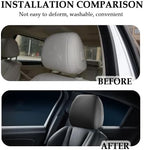2PCS Car Headrest Cover, Stretchy Fabric Car Seat Headrest Cover - Image 4