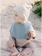 Konssy 8-Pack Muslin Baby Bibs, Adjustable Fit - Image 4