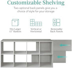 Best Choice Products Kids Bookcase 8-Cube Storage Organizer, 13.5in Shelf - Image 3