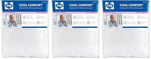 Sealy Baby Cool Comfort Cooling Breathable Waterproof Crib Mattress Protector by SealyBaby