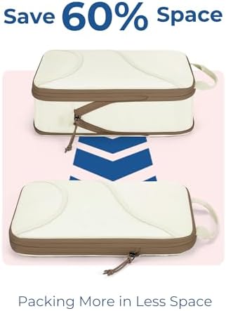 Bagsmart Compression Packing Cubes, Travel Bag Cruise Ship Essentials - Image 4