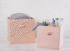 DII Woven Polyester Storage Bin, Polka Dot, Small Set of 4 - Image 5