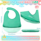 Mepase Silicone Bibs Waterproof Silicone Baby Bibs - Image 2