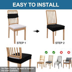 Smiry Waterproof Seat Covers for Dining Room Chairs - Image 5