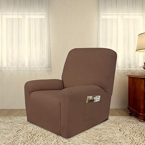 PureFit Stretc Recliner Chair Covers Fleece Soft Couch Covers - Image 2