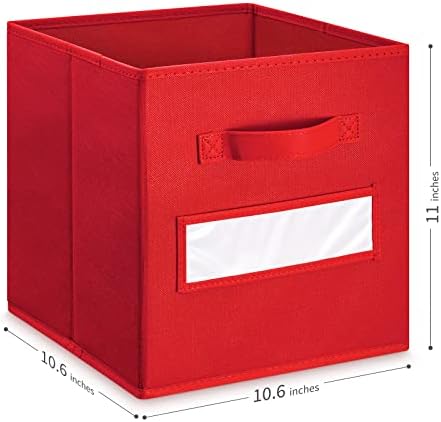 11 Inch Storage Cube, Storage bin, cube storage Foldable Fabric Cube Storage - Image 2