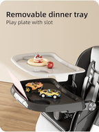 Babilous Baby High Chair, Foldable Feeding Chair - Image 6