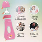 Avima 8 oz Easy Grip Baby Bottles w Medium Flow Nipples - Image 4