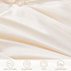 Princess Toddler Bedding Set for Girls, 4 Piece Ruffles Jacquard Embroidery - Image 6